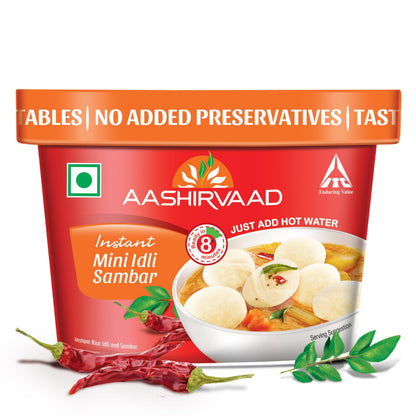 Aashirvaad Instant Mini Idli Sambhar - 75 gms