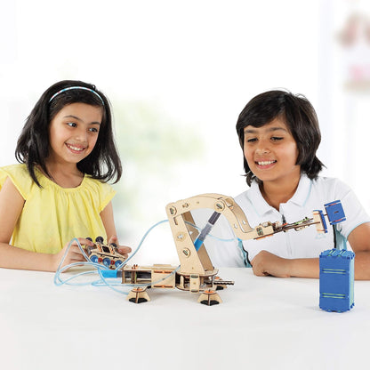 Smartivity Hydraulic Crane Stem Diy Fun Toy Educational & Construction Based Activity Game Kit for Kids