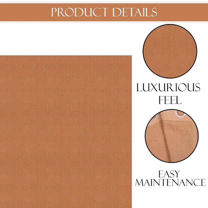 Kuber Industries Stylish Door Curtains for Living Room & Bedroom Web Net Colour Golden