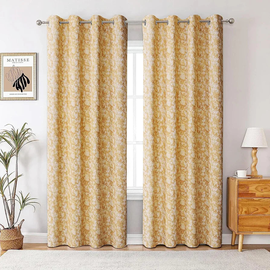 Cloth Fusion Velvet Grommet Door Opaque Curtain 7 Feet Set Of 2 248 OFF White Colour