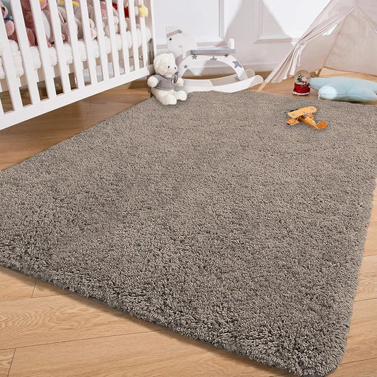 Luxe Home International Carpet Super Soft Anti Slip Vegas Rectangular Rugs 3X5 Feet Colour Taupe