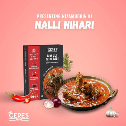Ceres Foods Delhi Nalli Nihari Instant Liquid Masala - 200 gms