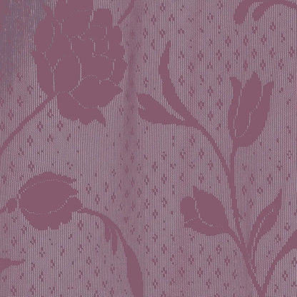 Cloth Fusion Sheer Curtain Door 7 Feet Rose-Wine