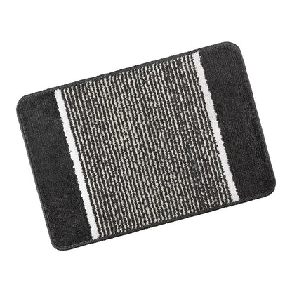 Kuber Industries Anti-Skid Water Absorbent Door Mats for Home Dark Grey Colour