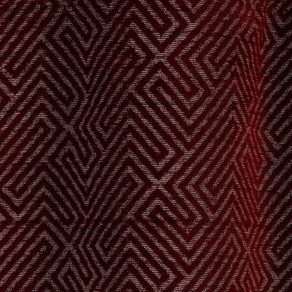Saral Home Pacman Chenille Blackout Long Door Curtains 1pc Colour Maroon