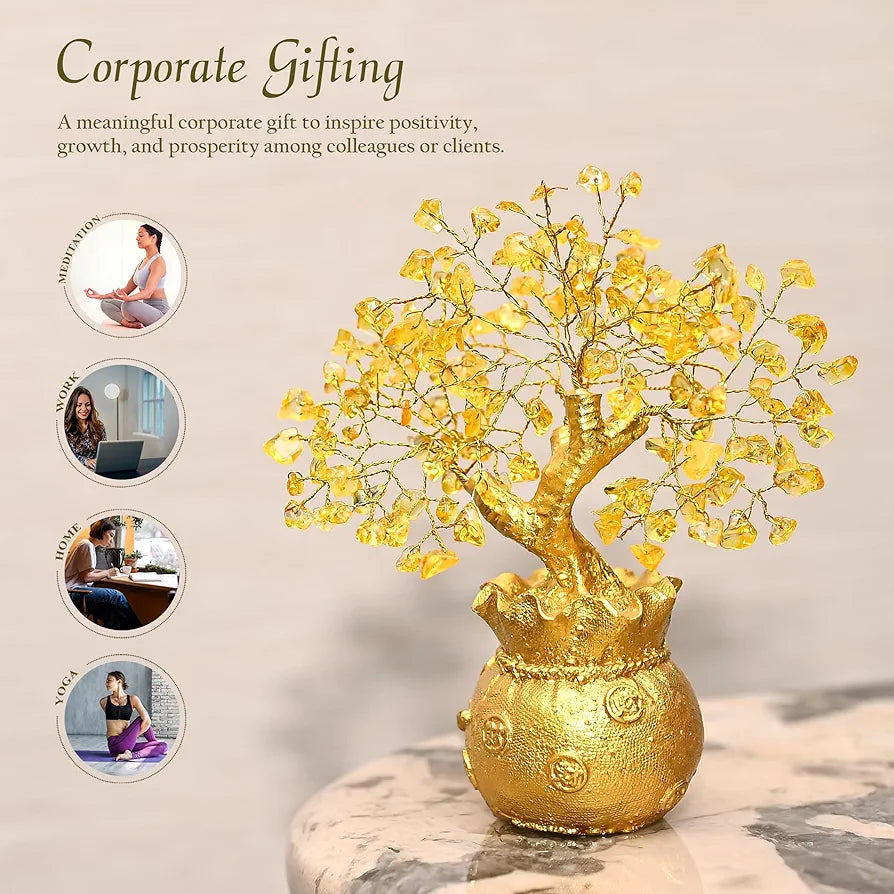 Zaicus Lucky Feng Shui Citrine Tree