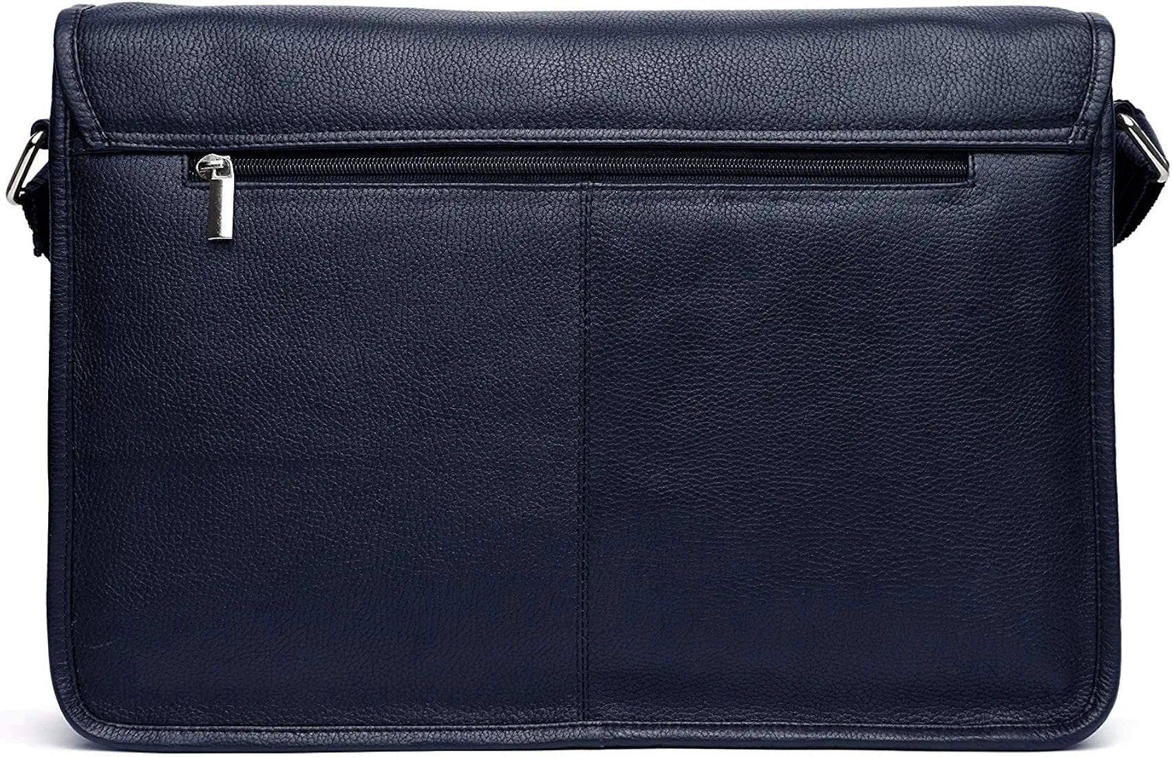 WildHorn Urban Edge100% Leather Laptop Messenger Blue Men's Bag 