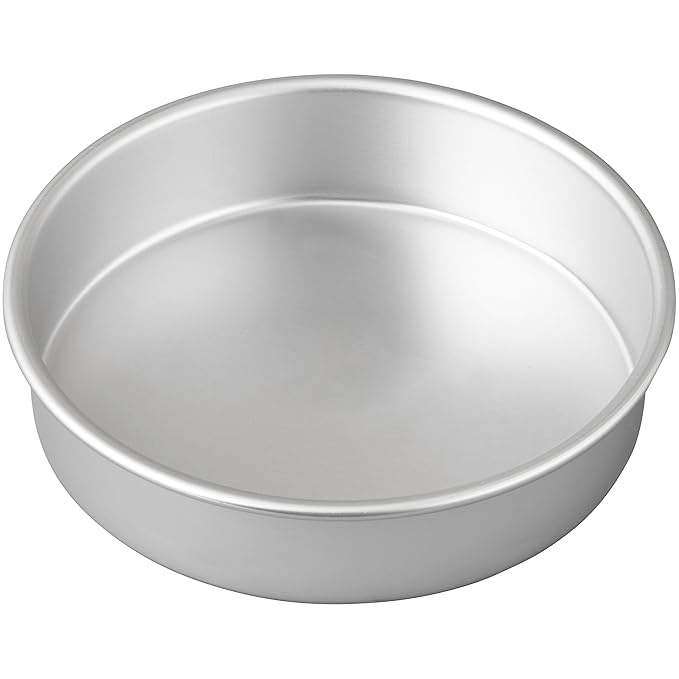 Hazel Aluminium Round Shape Cake Mould Silver Small