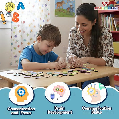 Wembley Educational Board Game for Kids 4-8 Years Word Building & Grammar Multicolor