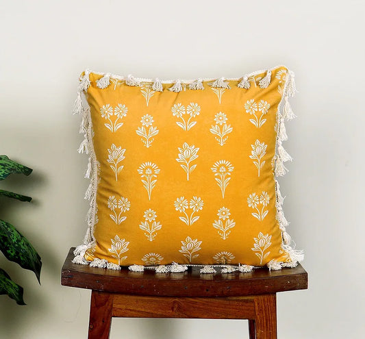Ishro Home Premium Cushion Cover Colour Tulip Mustard