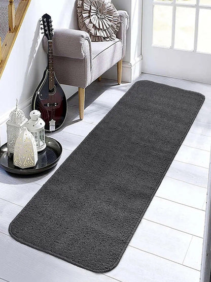 Saral Home Solid Soft PP Yarn Durable & Washable Multipurpose Runner
