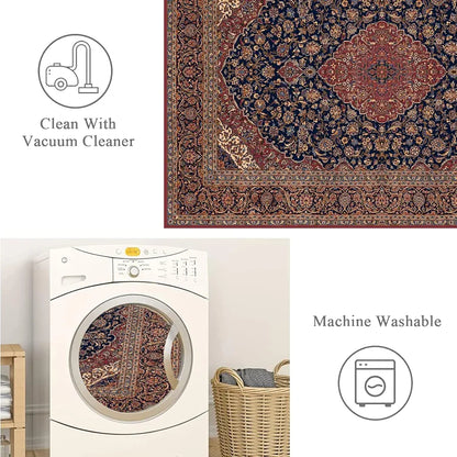 Ishro Home Premium Carpet For Hall, Bedroom, Living Room Pattern Herati