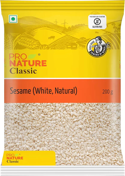 Pro Nature 100% Organic Whole Sesame , 200g