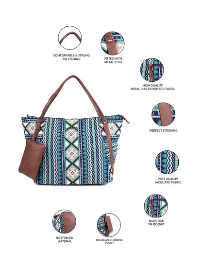 Astrid Women Tote Bag Blue