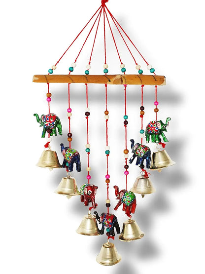 Handcrafted Rajasthani Elephant Wind Chime