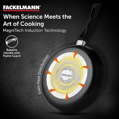 Fackelmann Quartz Nonstick Fry Pan 24cm greblon German Technology
