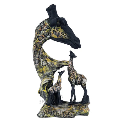 Zart Statue of Giraffe Sculpture for Home Decor Decorative Gift Showpiece