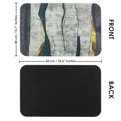 Story@Home Bathroom Mat Aqua Collection Door Mat Anti-Slip Bath Mat Grey Colour
