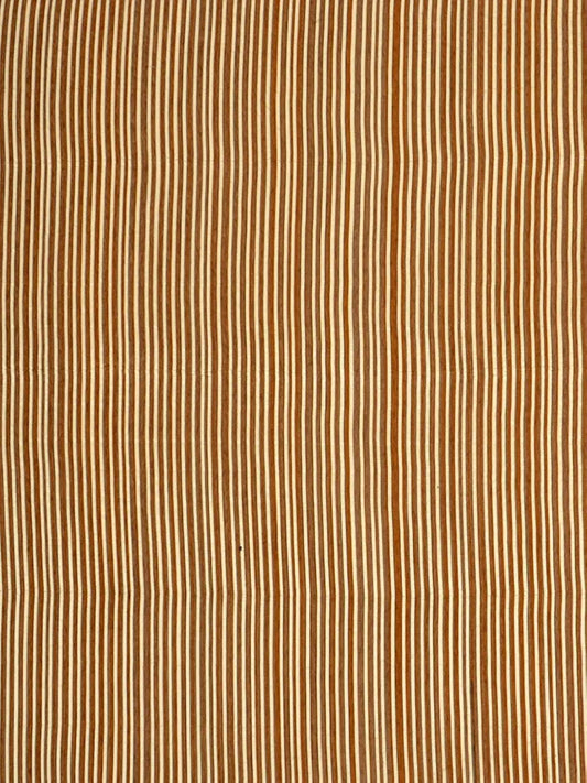 Saral Home Easy Living Polyester & Polyester Blend Striped Soft Decorative Viscose Chenille Sofa Covers/throwcolour Gold