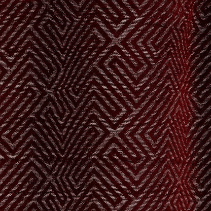 Saral Home Pacman Chenille Blackout Long Door Curtains 2pc Colour Maroon
