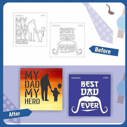 Solobolo Fathers Day Diy Kits for Kids | Fathers Day Gift for Dad From Daughter Son