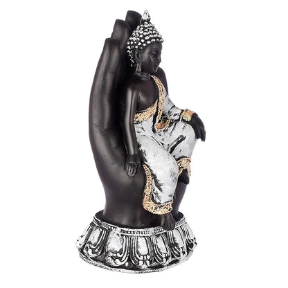 Jaipur Ace Sitting Buddha Idol Statue for Home Decorations Items Showpiece Sitting Buddha