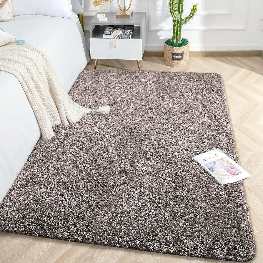 Luxe Home International Carpet Super Soft Anti Slip Vegas Rectangular Rugs Colour Cocoa