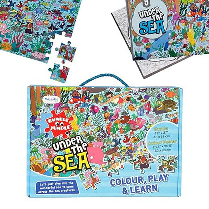 The Book Tree  Under The Sea Fun And Educational Floor Puzzle By Majestic Book Club