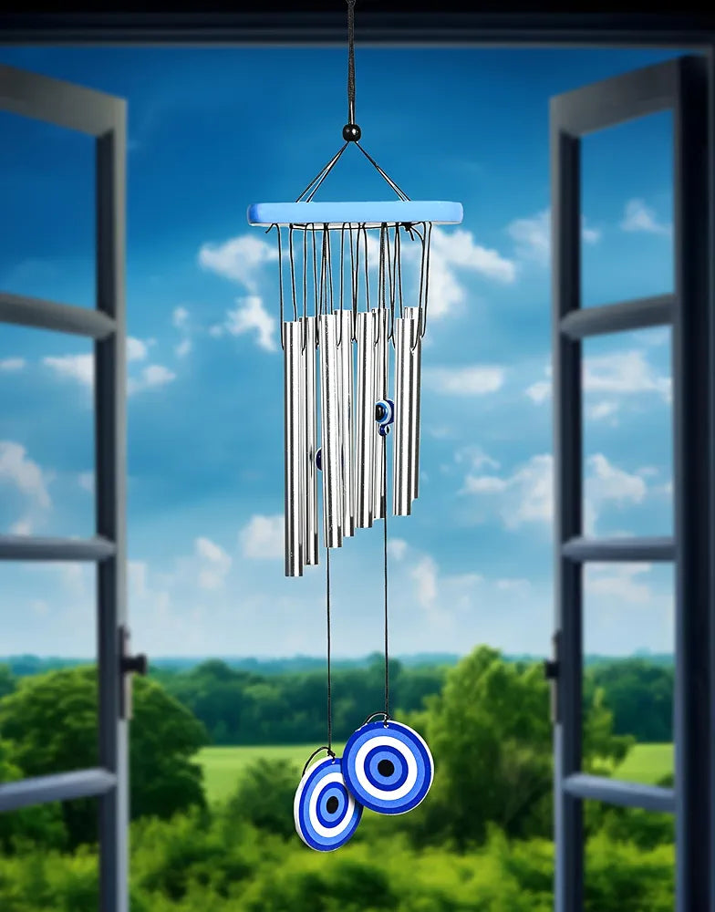 Wind Chimes for Home and Balcony Silver Wind Chime -007