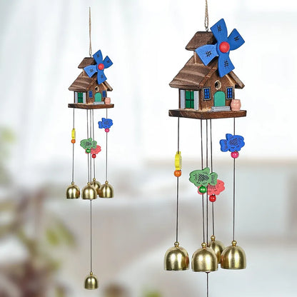 Wind Chimes for Balcony & Living Room Showpieces with 5 Bells Wind Chime -004