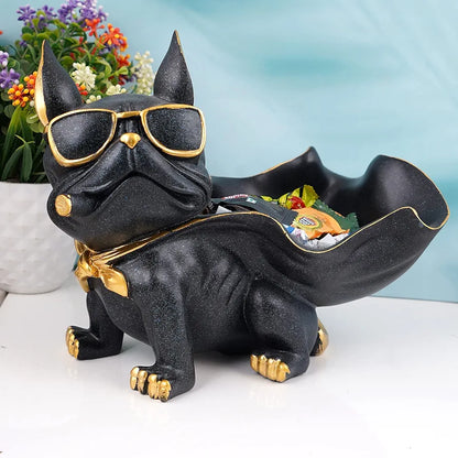 Zart Dog Showpiece for Home Decor showpiece Dog Bask Black