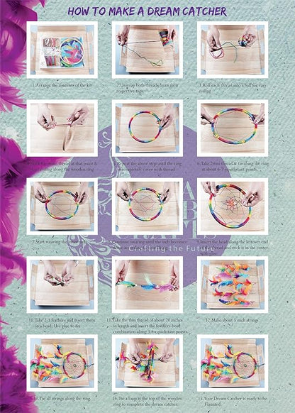 Asian Hobby Crafts DIY Dream Catcher Kit | Large