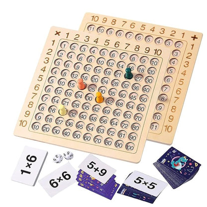 Kidology 2In1 Math Board Game for Kids Multiplaction & Addition Learning Toy