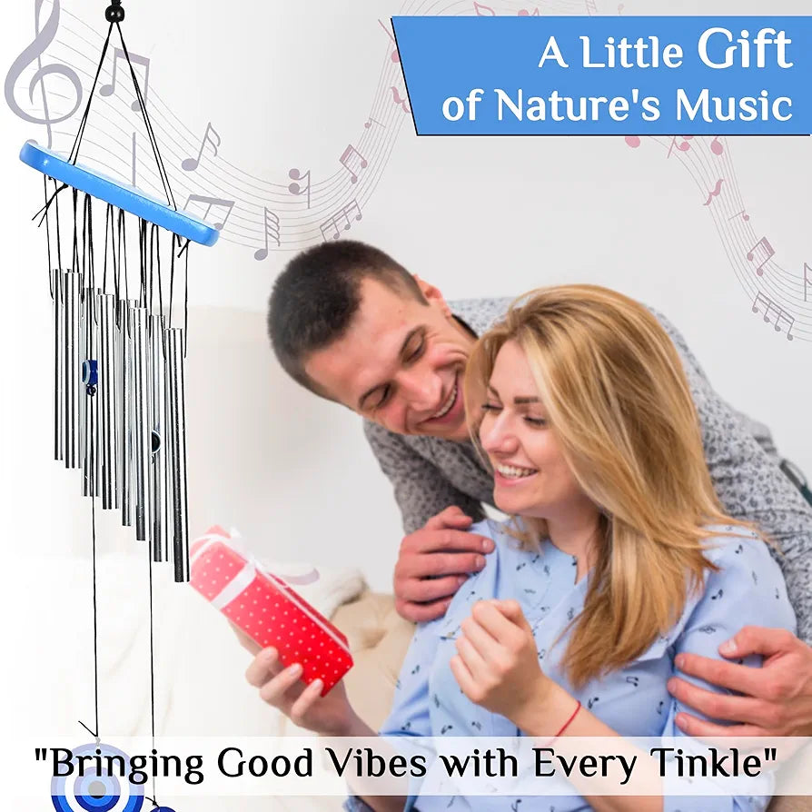 Wind Chimes for Home and Balcony Silver Wind Chime -007