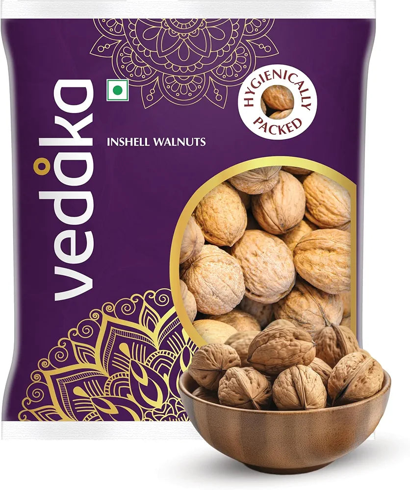 Vedaka Premium Inshell Walnuts, 500g