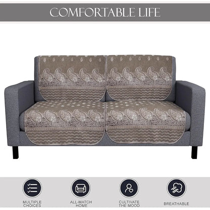 Kuber Industries Set of 6 Durable 2+1 Seater Sofa Covers Carry Vento Mousse