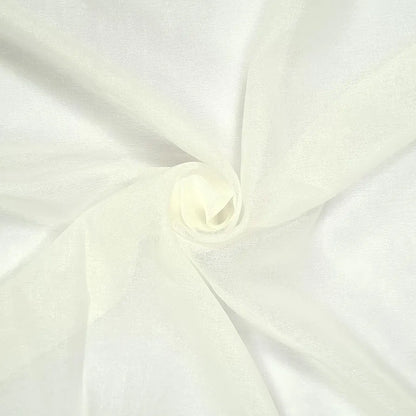 Divine Casa Sheer Window Curtain 5 Feet Colour Brilliant White Lightweight Transparent Voile Panel with Metal Eyelets for Living Room & Bedroom (Pack of 1)