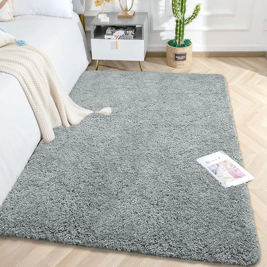 Luxe Home International Carpet Super Soft Anti Slip Vegas Rectangular Rugs Colour Silver
