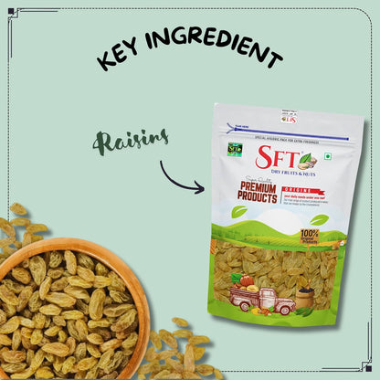 Sft Raisins Seedless Dry Grapes - 1000 gms
