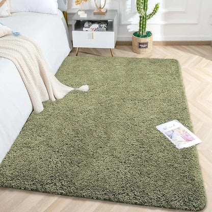 Luxe Home International Carpet Super Soft Anti Slip Vegas Rectangular Rugs Colour Green