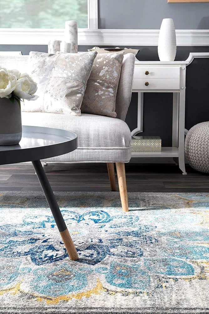 Status Contract Multi Printed Vintage Persian Carpet Rug Runner for Bedroom/Living Area/Home with Anti Slip Backing