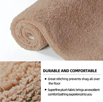 Luxe Home International Microfiber Runner Super Soft Non Slip Vegas Rugs 2X5 Ft Colour Rust