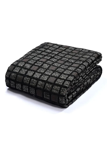 Saral Home Chenille 2 Seater Reversible Sofa Cover Throw Colour Grey