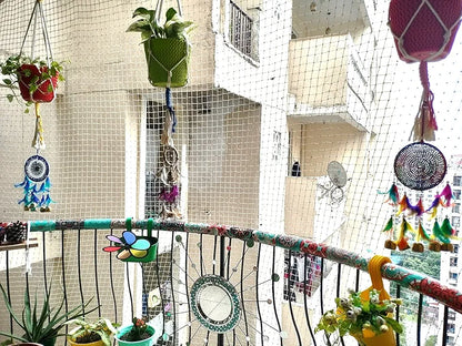 Handmade Dream Catchers with Metal Bell Multicolour