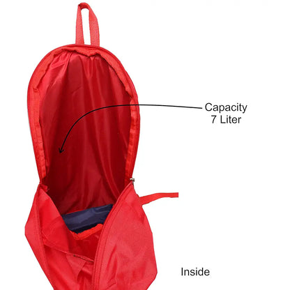 Astrid Canvas Girls Backpack Medium Size Colour Red