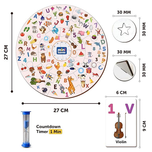 Mini Leaves Children's Fun Board Game Detective Party Find Picture Game Family Interactive Game Early Education Puzzle Toys