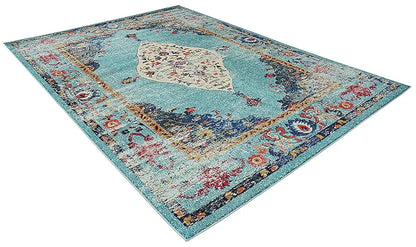 Status Contract 3 x 5 Feet Multi Printed Vintage Persian Carpet Rug Runner for Bedroom Living Area/Home with Anti Slip Backing
