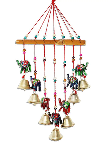 Handcrafted Rajasthani Elephant Wind Chime