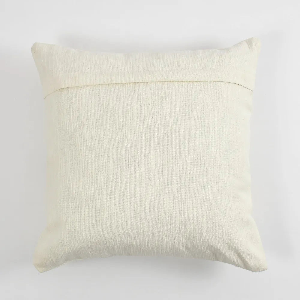 Sashaa World White Cushion/pillow Cover Colour Natural with Mint Dots