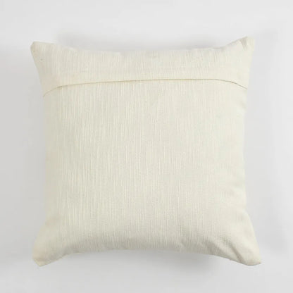 Sashaa World White Cushion/pillow Cover Colour Natural with Mint Dots